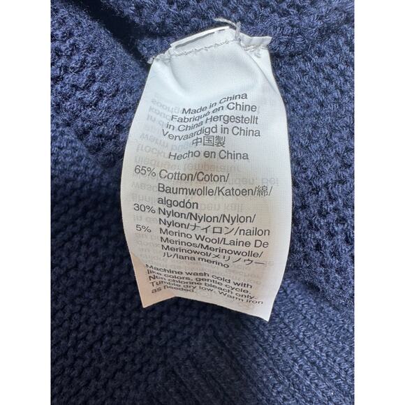 J. Crew Sweater Men’s Crewneck Sz L Blue Classic Pullover Grandpa Dad Core - Picture 9 of 9